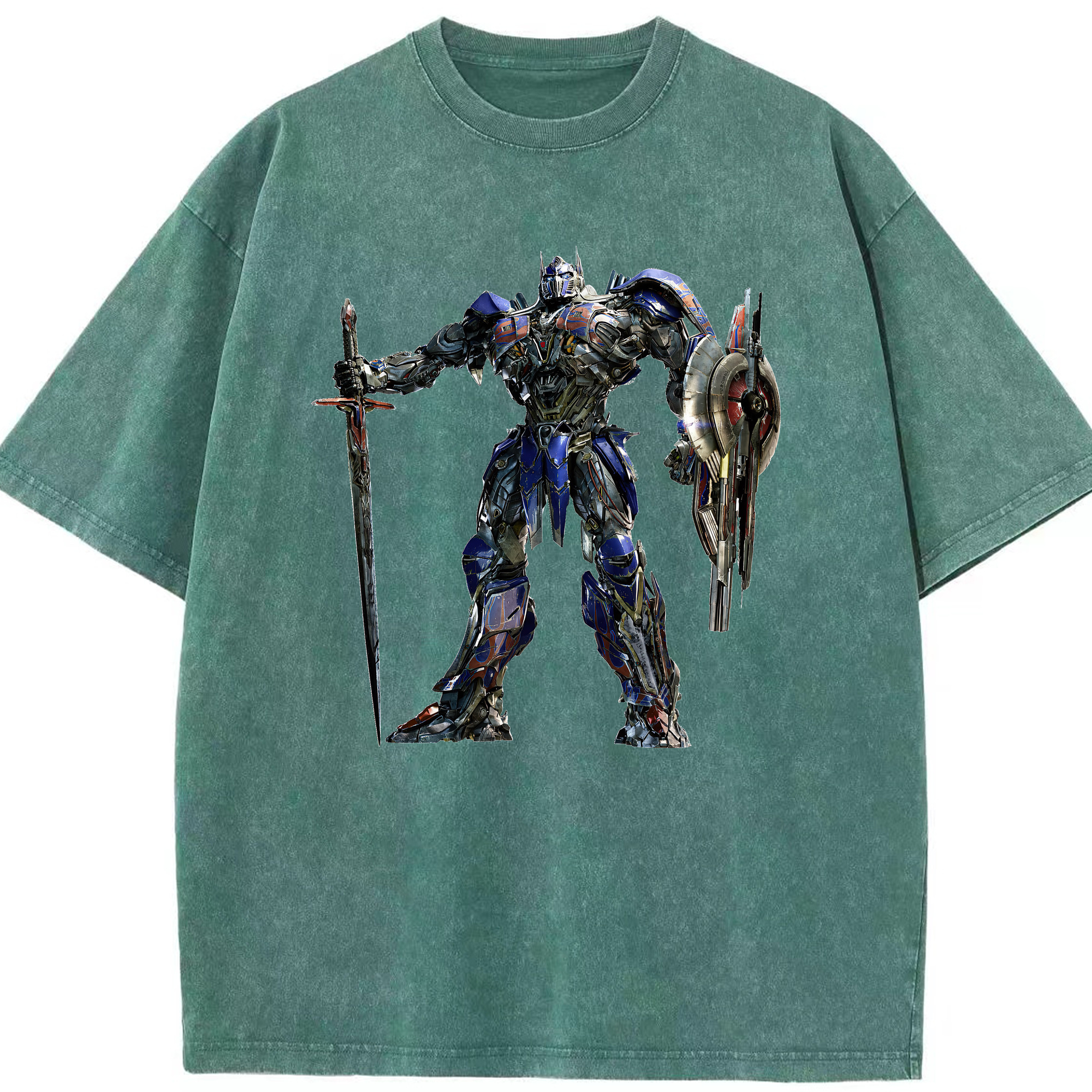 （画像用） Transformers トランスフォーマー 綿100% ヴィンテージ風 半袖Tシャツ（フロントプリント）